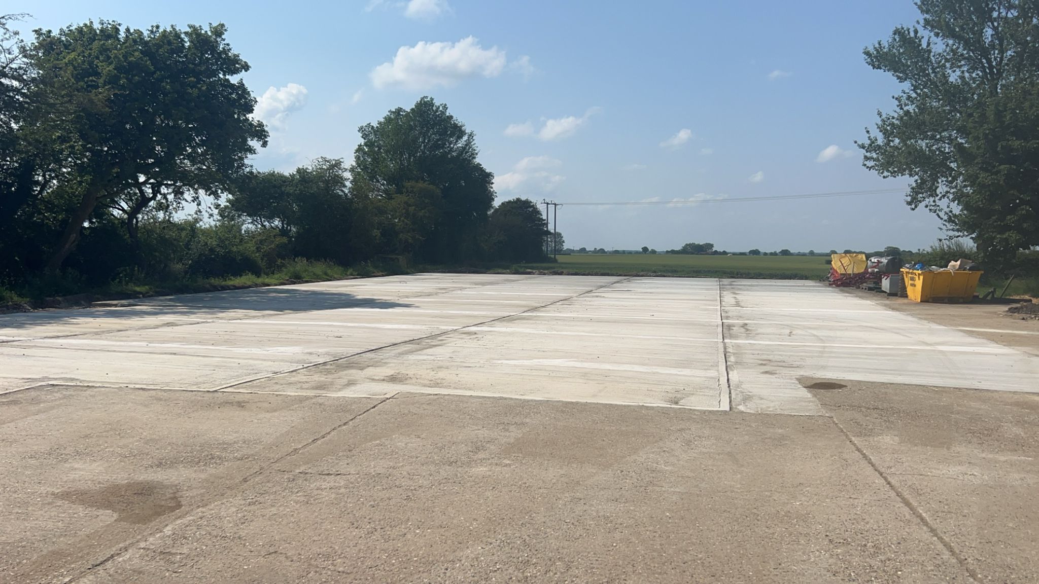 Concrete Bases Poured in Suffolk